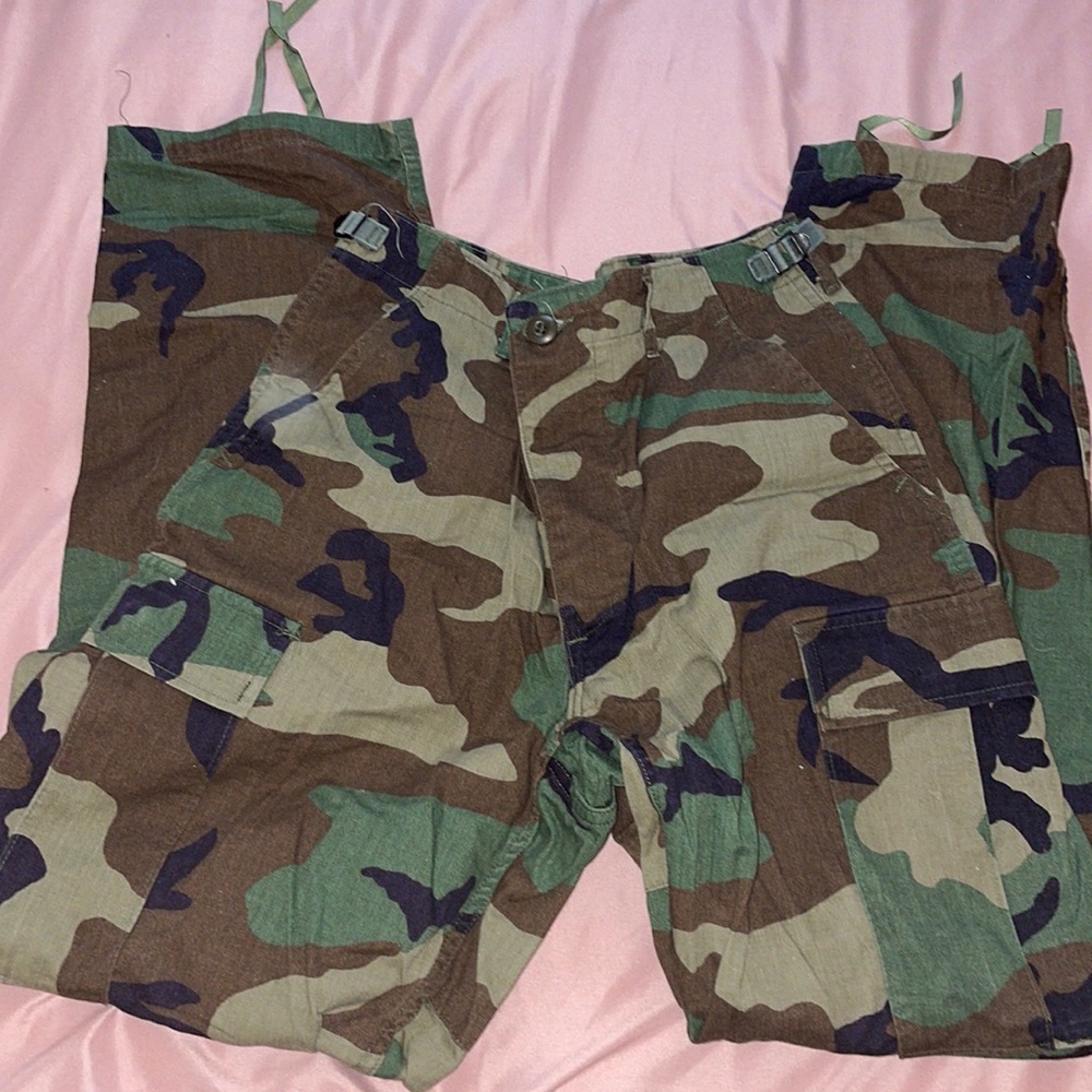 Thrifted military pants